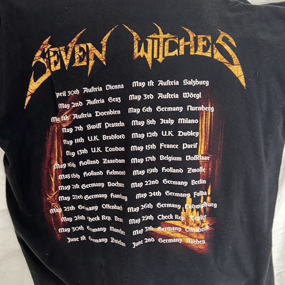 Seven Witches - xiled to infinity and one tour T-shirt - Picture 4 of 4